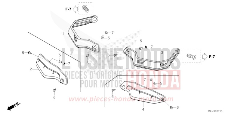 Protege Doigts De Africa Twin Dct Mat Ballistic Black Metallic Nha